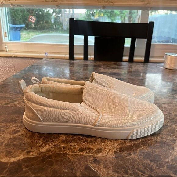 Ardene Women's MAT+ Comfort Cream Slide On Shoes Size 10 - Picture 8 of 13
